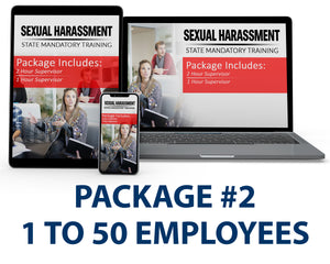 Multi-State Harassment Prevention Training Package #2 (1-50 Employees) PCMMS - myCEcourse