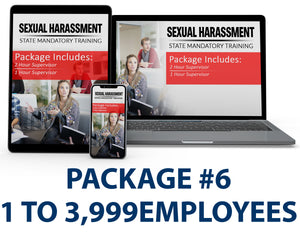 Multi-State Harassment Prevention Training Package #6 (1-3,999 Employees) PCMMS - myCEcourse